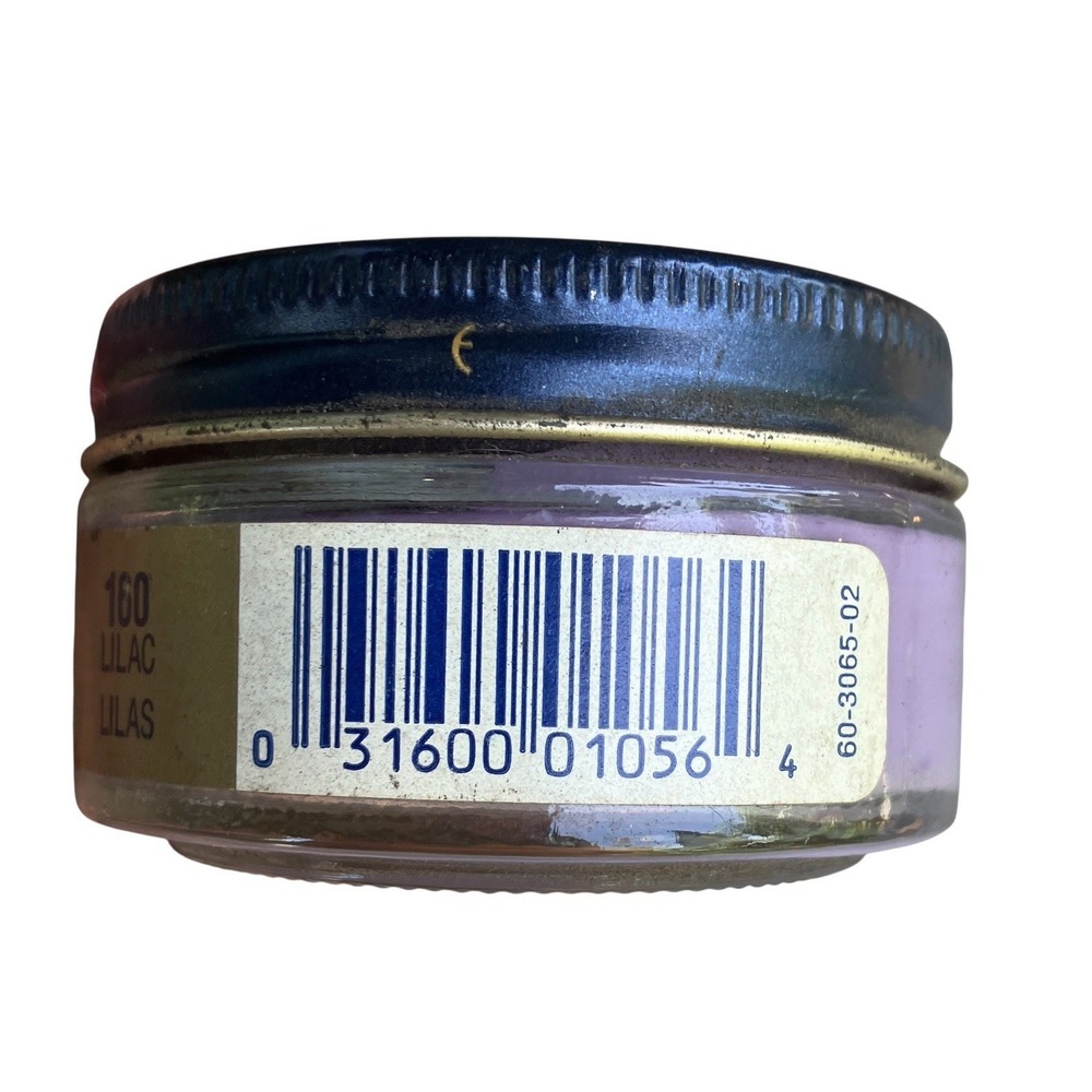 Vintage Meltonian Shoe Cream #160 Lilac Purple Polish Jar Rare Discontinued NOS - Picture 4 of 7
